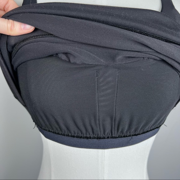 EUC - Lululemon Black Tank w/ Built-in Bra & Back Detail, Size 8 - Picture 12 of 13